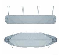 Eawfgtuw Cubierta de almacenamiento manual para toldos, tela Oxford, protección contra el polvo, impermeable, para toldos retráctiles de patio (4,5 m, gris)