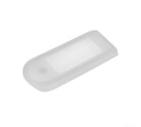 Eawfgtuw Cubierta de silicona impermeable para salpicadero eléctrico Niu KQi2 KQi3, protector de panel de instrumentos de lluvia, accesorio protector flexible para la piel, negro (blanco)