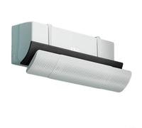 Eawfgtuw Deflector de aire acondicionado, ajustable, anti explosión, antiviento, anti soplado, deflector de soplado directo, rejillas de ventilación telescópicas, escudo de salida de aire, deflector
