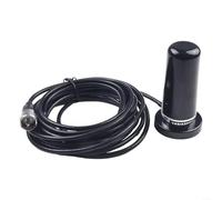 Eawfgtuw Doble banda VHF UHF con soporte magnético NMO, cable RG58 de 5 m para coche móvil, compatible con ICOM para Kenwood para Yaesu Midland BTECH AnyTone TYT Negro