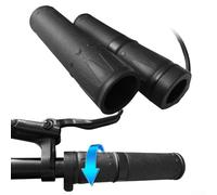 Eawfgtuw Empuñadura del acelerador para scooter eléctrico, 22 mm, para control, interfaz de 3 pines, para triciclo, 24 V-72 V, color negro, 170 cm, par de cables