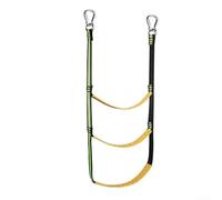 Eawfgtuw Escalera de cuerda para botas, portátil, plegable, 3/4/5 escalones, elevador suave para embarque, ganchos de nailon de acero inoxidable para lancha motora (3 pasos)
