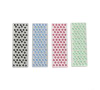 Eawfgtuw Esquí para afinador de bordes, tabla de snowboard multiángulo para afilar bordes con 4 para limas (grano 240-1000), recortadora de cera de esquí portátil para lado 86°-89° y base 0.°-°, rojo