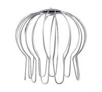 Eawfgtuw Filtro de desagüe de acero inoxidable para tuberías de agua de techo, balcón, protección de drenaje, tubo de lluvia (110-120 mm)