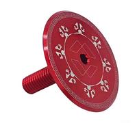 Eawfgtuw Funda de aleación para auriculares de bicicleta para tubo de horquilla de 28,6 mm, fijación Mountain Road para tapa de tallo, accesorio protector de horquilla delantera todo en color negro