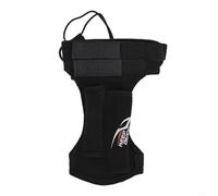 Eawfgtuw Funda de buceo con correas ajustables para las piernas, bolsa de neopreno de 3.5 mm para cuchillos de buceo o tijeras, bolsillos frontales dobles y anillo en D, rojo (negro)