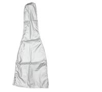 Eawfgtuw Funda impermeable para guitarra a prueba de polvo para bajo eléctrico acústico, guitarra clásica, bolsa protectora hecha de poliéster recubierto de plata o transparente (A)