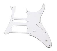 Eawfgtuw Golpeador de guitarra eléctrica para Ibanez RG250 Style, 2 Humbucker y placa de repuesto para pastillas de bobina única, blanco o negro, 290 x 215,7 mm, (blanco)