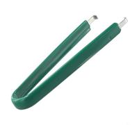 Eawfgtuw Herramienta de extracción de bujes de perilla de guitarra para suministros Luthier, removedor de pomos de guitarra de repuesto, construcción de metal, 10 cm, verde