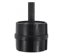 Eawfgtuw Herramienta de limpieza de terminales de batería de coche de plástico con cepillos de alambre dobles de 11 mm y 12 mm para limpieza y mantenimiento de postes superiores (negro (YC-525) BT16)