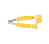 Eawfgtuw Herramienta de llave de cambio de cuerda de metal y ABS para guitarras, banjos, mandolinas, compacta 105 (amarillo)