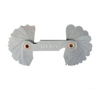 Eawfgtuw Herramienta de medición de radio para inspección de filetes y curvas - Plantillas R1-6.5, R7-14.5, R15-25, R26-80 para metalurgia, CNC, uso industrial (1-6.5)