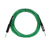 Eawfgtuw IRIN - Cable de guitarra de 3 metros, sin ruido, 6,5 mm macho a macho, cable de audio para bajo eléctrico y estudio, blindaje de malla de 180 hebras con seis capas (rojo)