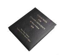 Eawfgtuw Ishihara - Libro para detección de daltonismo, 38 placas de color rojo verde y herramienta de detección de optometría, profesional