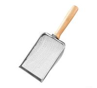 Eawfgtuw Juego de 2 tamices de suelo con asa, para jardín, para suelo y piedras, con malla de 3,8 mm/5 mm, para jardinería, tamiz de roca y tamiz de arena (2 + 2,8 + 3,8 + 5 mm)