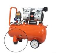 Eawfgtuw Juego de 4 almohadillas de repuesto para compresor de aire, aislador de vibración de goma con rosca M8, soportes antideslizantes a prueba de golpes de 53 x 28 mm para bombas de aire y