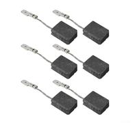Eawfgtuw Juego de 6 cepillos de carbono para amoladora angular WEP 15-150, pieza de repuesto 316055220, kit de cepillos de carbón para herramientas eléctricas