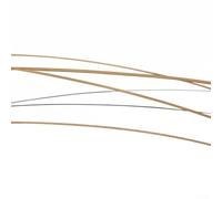 Eawfgtuw Juego de 6 cuerdas para guitarra acústica, tamaño completo 09-45 10-50 11-52 12-54 13-56 para guitarras acústicas estándar de 6 cuerdas, latón y metal, plata (13-56)