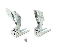 Eawfgtuw Juego de bisagras de puerta integradas para Hettich 5.0 41.5, par izquierdo y derecho, compatible con refrigeradores y congeladores, metal