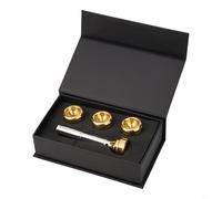 Eawfgtuw Juego de boquillas para trompeta Bb, copa de latón chapado en oro 7C 3C compatible con trompetas estándar, incluye kit de 4 piezas (dorado/plateado)