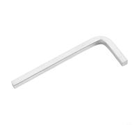 Eawfgtuw Juego de llaves de cabeza cuadrada en forma de L de 3 a 10 mm, 7 piezas de acero al cromo vanadio de 4 puntos para apretar tornillos cuadrados, plata (5 mm)