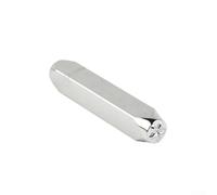 Eawfgtuw Juego de sellos de acero, 12 piezas, herramienta de estampado de patrón de acero al carbono con chapado en cromo, perforadora de estrellas de 6 mm para manualidades y marcado de metal