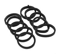 Eawfgtuw Juntas tóricas de repuesto para tuercas de mancuernas Spinlock y abrazaderas de barra, piezas de repuesto de bloqueo de mancuernas negras de 25 mm (20 piezas planas)