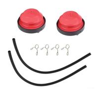 Eawfgtuw Kit de 2 bombillas de cebado para cortacésped compatible con 570682 570682A 751-10639 AV520 HMSK100 HMSK105 HMSK110 reemplazar la línea de combustible para bola de imprimación