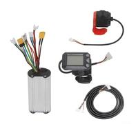 Eawfgtuw Kit de acelerador eléctrico de 24 V y 36 V con pantalla LCD, juego de controlador de 250 W y 350 W de repuesto, botón de interruptor de acelerador para piezas de reparación de scooter
