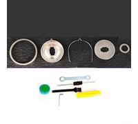 Eawfgtuw Kit de alarma de descarga de acero inoxidable para carrete de pesca Daiwa Alphas 20/21/22, juego de actualización de sonido de arandela de arrastre con resorte, junta, placa de cubierta