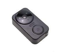 Eawfgtuw Kit de cargador de panel solar de 5 W para timbre de video Ring 4/3/2 y timbre de batería Plus, diseño monocristalino resistente a la intemperie para exteriores con cable de 10 pies