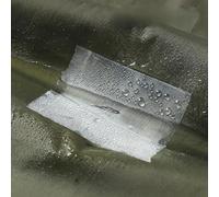 Eawfgtuw Kit de reparación de parches de alberca para tienda de campaña de aire, tubos flotadores, transparente para reparación de agujeros para camas inflables y equipo al aire libre, 3 x 3 pulgadas