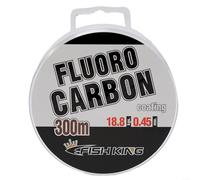 Eawfgtuw Línea de pesca de fluorocarbono 300 m, línea líder profesional, material de fibra de carbono monofilamento transparente para pesca en agua salada, 0,3-0,5 mm de diámetro (0,45 mm)
