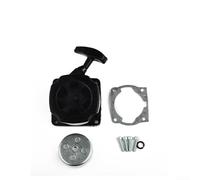 Eawfgtuw Mango estándar para conjunto de arranque de retroceso para cabezal de potencia de barrena de tierra E43, se adapta al cultivador MC43 MD43 Dethatcher para motor Viper de 43 cc, pieza de