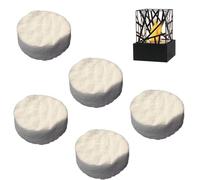 Eawfgtuw Manta de seguridad de fibra de silicato de magnesio y calcio para quemadores de bioetanol y estufas de gel, alfombrilla de cerámica de alta resistencia, redonda 8.6 x .2 (3 piezas)