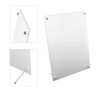 Eawfgtuw Marco de fotos acrílico transparente con clavos desmontables para A3, A4, A5, A6, fotos, certificados, carteles, menú, tarjetas, oficina, decoración del hogar (12 pulgadas)