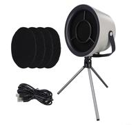 Eawfgtuw Mini campana extractora portátil para asar al aire libre, cocina en interiores, extractor de humos de cocina con 3 ajustes de velocidad, filtro reemplazable, extractor de escritorio (#8)