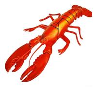 Eawfgtuw Modelo de langosta de simulación realista, gran accesorio de cangrejo de plástico para fiestas temáticas, fotografía, decoración de teatro y exhibición de educación marina, mariscos falsos