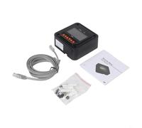 Eawfgtuw MT52 - Cabezal medidor de pantalla LCD con interfaz RJ45 y cable RS485 para controlador de carga solar EPEVER, monitoreo en tiempo real, línea de datos de 2 m, material ABS