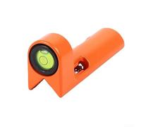 Eawfgtuw Niveles de ángulo recto de 90 grados, nivel de varilla estándar de burbuja con vial ajustable para postes de centrado redondos y rectangulares, 7/8 pulgadas de diámetro, aluminio fundido a