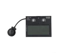 Eawfgtuw Panel de lente de oscurecimiento automático de soldadura, lente de repuesto de soldadura de oscurecimiento automático con sensor inteligente, filtro de automatización para ojos, protección UV