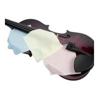 Eawfgtuw Paño de limpieza de microfibra para guitarra e instrumentos musicales, paquete de 10 paños de pulido para mantenimiento de instrumentos de cuerda, reutilizable