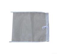 Eawfgtuw Paquete de 5 bolsas coladoras de malla fina de nailon de 8 x 10 cm con cordón para cerveza casera, vino, nueces, leche, jugo, filtrado en blanco (160 micras)