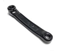 Eawfgtuw Par de brazos de manivela de hierro de 152 mm con agujero cuadrado para equipo de ciclismo de interior, compatible con pedales y husillo 9/16-20, piezas de repuesto izquierda y derecha