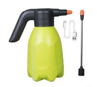 Eawfgtuw Para botella de spray eléctrica recargable de 2 L con boquilla ajustable, planta ergonómica para nebulización interior, deshierbe, humidificación (la hierba verde es verde)