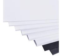 Eawfgtuw Para bricolaje tablero de espuma de PVC para Chevron Sandbox Construction Model Kit, 30 x 40 cm, blanco, ligero y material duradero para construcción creativa de niños (5)