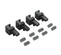 Eawfgtuw Para impresoras 3D P2S, conjunto de boquilla de silicona con marco de plástico resistente a la temperatura y cabezal de limpieza de topes densos, con 2 boquillas de repuesto (C)