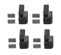 Eawfgtuw Para impresoras 3D P2S, conjunto de boquilla de silicona con marco de plástico resistente a la temperatura y cabezal de limpieza de topes densos, con 2 boquillas de repuesto (A)