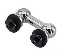 Eawfgtuw Para lengüetas de tambor de un solo extremo para montaje lateral, herrajes de aleación de aluminio con tornillos y arandelas, compatible con agujeros de 26/38/51/66/80/90 mm a (38 mm)