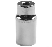 Eawfgtuw Para llave de vaso de 3/8 pulgadas de profundidad, 8-24 mm, acero al cromo vanadio, herramienta de trinquete hexagonal para mecánica y bricolaje, plata, 63 mm de longitud (24 mm)